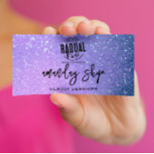 QR Code Logo Online Shop Holographic Business Car Visitenkarte