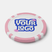 QR Code Logo Promotional Business Giveaway Pokerchips (Einzeln)