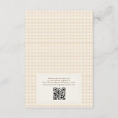 QR Code Love is Brewing Coffee Bridal Shower Einladung (Rückseite)