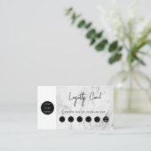 QR-Code-Loyalität für das Schwarze Unternehmen aus Visitenkarte (Stehend Vorderseite)