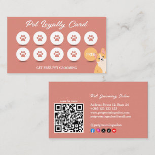 QR Code Loyalitätskarte für Haustiere Treuekarte