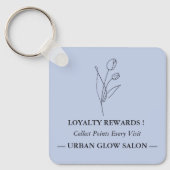 QR Code Loyalty Card Replacement  Schlüsselanhänger (Vorderseite)