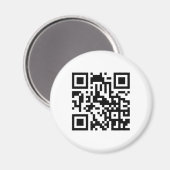 QR Code Magnet (Vorderseite/Rückseite)