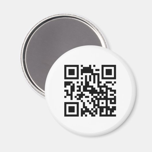 QR Code Magnet (Vorderseite/Rückseite)
