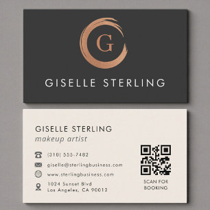 QR-Code-Makeup-Artistin Visitenkarte