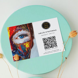 QR-Code-Makeup-Künstler für Werbefirmen Flyer