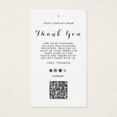 QR-Code-Markierung für Unternehmen (Rückseite)