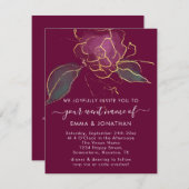 QR-Code Marsala Golden Blume (Vorne/Hinten)