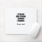 QR Code-Mäusematte Mousepad (Mit Mouse)