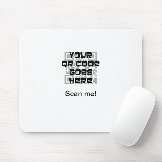 QR Code-Mäusematte Mousepad (Mit Mouse)