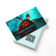 QR-Code Meeresschildkröten-Foto | Küste