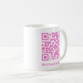 QR-Code-Meldung für das HOCO-Datum.b Kaffeetasse (VorderseiteRechts)