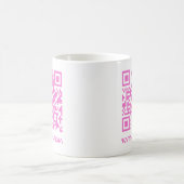 QR-Code-Meldung für das HOCO-Datum.b Kaffeetasse (Mittel)