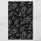 QR Code Menü Minimal elegante Seating Chart Hochze (Rückseite)