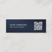 QR-Code-Mini-Geschäftskarte Mini Visitenkarte (Vorderseite)