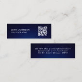 QR-Code-Mini-Geschäftskarte Mini Visitenkarte (Vorne/Hinten)