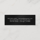 QR Code Mini-Visitenkarte Mini Visitenkarte (Rückseite)