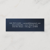 QR Code Mini-Visitenkarte Mini Visitenkarte (Rückseite)