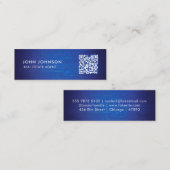 QR Code Mini-Visitenkarte Mini Visitenkarte (Vorne/Hinten)