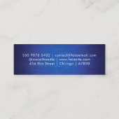 QR Code Mini-Visitenkarte Mini Visitenkarte (Rückseite)