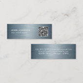 QR Code Mini-Visitenkarte Mini Visitenkarte (Vorne/Hinten)