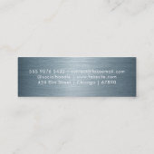 QR Code Mini-Visitenkarte Mini Visitenkarte (Rückseite)