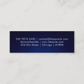 QR Code Mini-Visitenkarte Mini Visitenkarte (Rückseite)