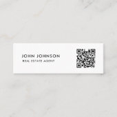 QR Code Mini-Visitenkarte Mini Visitenkarte (Vorderseite)