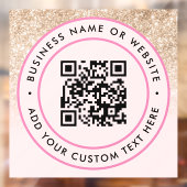 QR-Code | Minimale Scannierbarkeit Fensteraufkleber (Blatt 2)