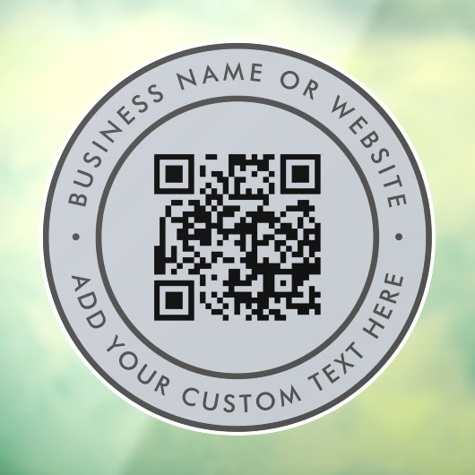 QR-Code | Minimale Scannierbarkeit Fensteraufkleber (Blatt 3)