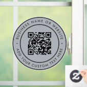 QR-Code | Minimale Scannierbarkeit Fensteraufkleber (Zuhause)