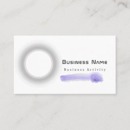 QR-Code minimalistisch Aquarell Lilaz Business Car Visitenkarte