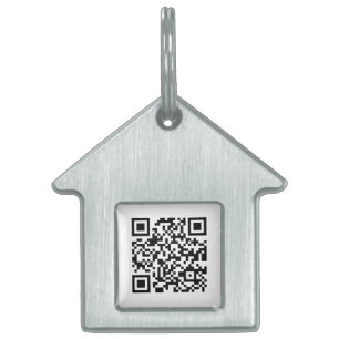 QR-Code Minimalistisch Clean Simple White Scanne Tiermarke