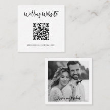 💍 QR-Code Minimalistisch Elegante Hochzeitswebsit