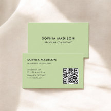 QR-Code Minimalistisch grün scannen