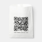 QR-Code Minimalistisch Sauberer einfacher, benutze Geschenktütchen (Vorderseite)