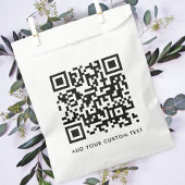 QR-Code Minimalistisch Sauberer einfacher, benutze Geschenktütchen