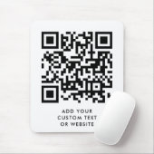 QR-Code Minimalistisch Sauberer einfacher, benutze Mousepad (Mit Mouse)