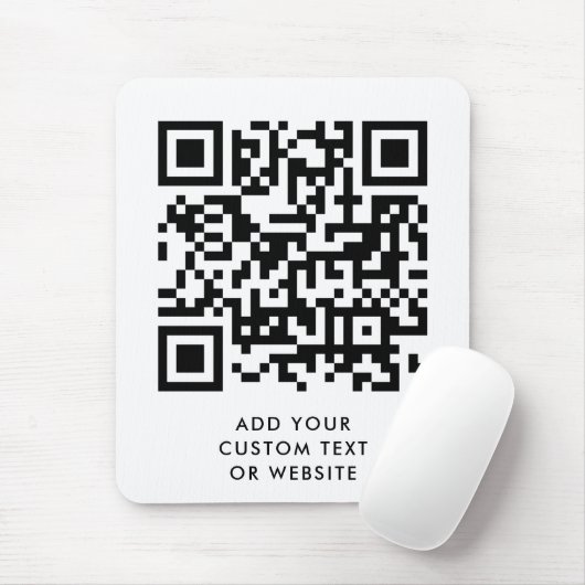 QR-Code Minimalistisch Sauberer einfacher, benutze Mousepad (Mit Mouse)