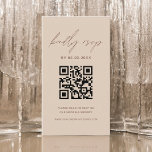 QR Code Minimalistische UAWG Wedding Website Begleitkarte<br><div class="desc">Erhöhen Sie Ihre Hochzeitsplanung mit unserer Simple Modern and Elegant Boho Terracotta Script Typografie QR Code UAWG Wedding Website Minimalistische Einladung. Diese Einladung verbindet modernen Komfort mit zeitloser Eleganz, um Ihren UAWG zu vereinfachen. Das minimalistische Design mit boho Terrakotta Akzenten schafft eine schicke und raffinierte Ästhetik. Unsere handgeschriebene Schrifttyp fügt...</div>