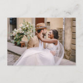 QR Code Minimalistische UAWG Wedding Website Begleitkarte (Rückseite)