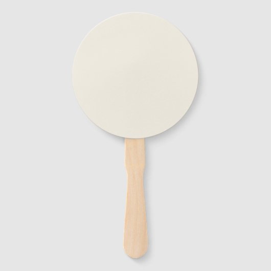 QR-Code Minimalistischer schlichter Graurunder Hau Fächer (Rückseite)