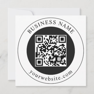 QR-Code mit editierbarem Firmennamen Save The Date