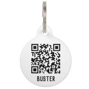 QR-Code mit Namen Haustiermarke