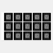 QR-Code mit "Text Business Scan" für Menü Etiketten (Blatt)