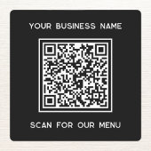 QR-Code mit "Text Business Scan" für Menü Etiketten