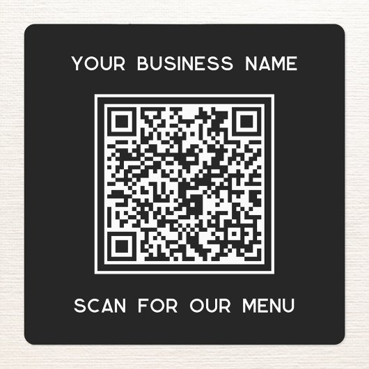 QR-Code mit "Text Business Scan" für Menü Etiketten