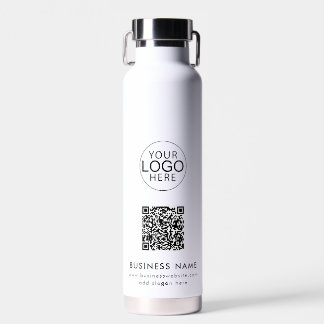 QR-Code-Mitarbeiter für elegante Firmenlogos Trinkflasche