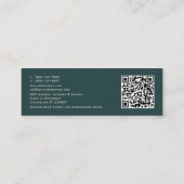 QR-Code Mobile Notar Business Card Mini Visitenkarte (Rückseite)