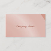 Qr Code Moderater Lachs Moderner Neat Schattierter Visitenkarte (Vorderseite)